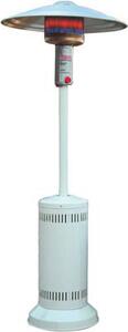 Domus Stufa a Gas per Bombola GPL da Esterno Fungo Riscaldante Potenza 5/12 kW colore Bianco - 12648