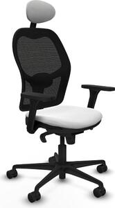 Sedia da ufficio con poggiatesta Piqueras y Crespo 3D036N1 Bianco