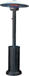 Domus Stufa a Gas per Bombola GPL da Esterno Fungo Riscaldante Potenza 5/12 kW colore Nero - 12650