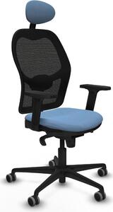 Sedia da ufficio con poggiatesta Jorquera Piqueras y Crespo 2D036G1 Blu cielo