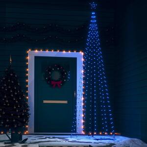 Albero di Natale a Cono con 300 LED Blu 100x300 cm