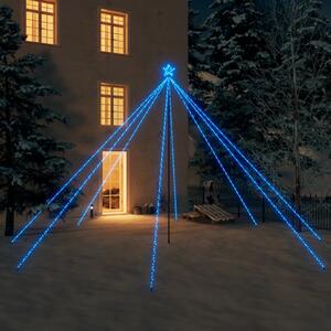 Luci per Albero di Natale Interni Esterni 800 LED Blu 5 m