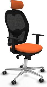 Sedia da ufficio con poggiatesta Jorquera Piqueras y Crespo 1D086G2 Arancione