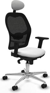 Sedia da ufficio con poggiatesta Piqueras y Crespo 2D086N1 Bianco