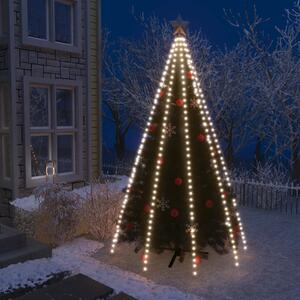 Rete di Luci per Albero di Natale 400 LED Bianco Freddo 400 cm