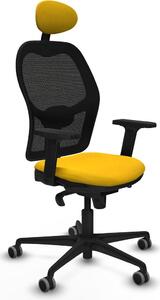 Sedia da ufficio con poggiatesta Jorquera Piqueras y Crespo 2D036G1 Giallo