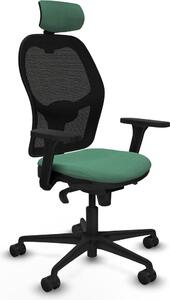 Sedia da ufficio con poggiatesta Jorquera Piqueras y Crespo 3D036N2 Verde smeraldo