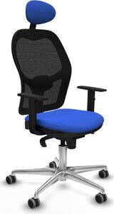 Sedia da ufficio con poggiatesta Jorquera Piqueras y Crespo 1D086G1 Blu