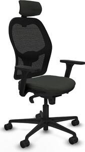 Sedia da ufficio con poggiatesta Jorquera Piqueras y Crespo 3D036N2 Nero