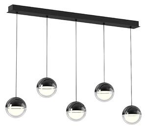 Lampadario sospeso a cavo ZIREA LED/30W/230V nero