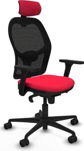 Sedia da ufficio con poggiatesta Jorquera Piqueras y Crespo 3D036N2 Rosso
