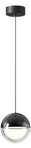 Lampadario a sospensione LED su cavo ZIREA LED/7W/230V nero