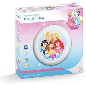 Philips 71884/28/P0 - Applique a LED per bambini DISNEY PRINCESS 4xLED/2,5W/230V