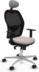 Sedia da ufficio con poggiatesta Jorquera Piqueras y Crespo 1D086N1 Bianco