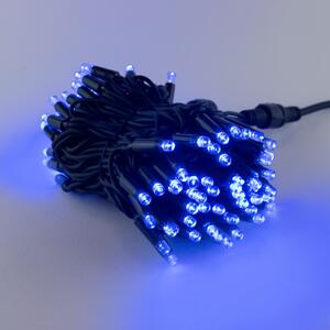 Catenaria Natalizia LED 11.6M, IP65, Cavo VERDE, Luce BLU Colore Blu 11000 °K