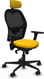 Sedia da ufficio con poggiatesta Jorquera Piqueras y Crespo 3D036N2 Giallo