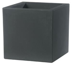 Vaso 50x50x50 Cm In Polietilene Schio Cubo 50 Granite