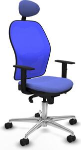 Sedia da ufficio con poggiatesta Jorquera Piqueras y Crespo 1D086N1 Blu chiaro