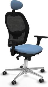 Sedia da ufficio con poggiatesta Jorquera Piqueras y Crespo 3D086G1 Blu cielo