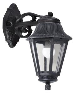 Applique esterno top light asti ap ne down e27 led ip55 resina - Top Light