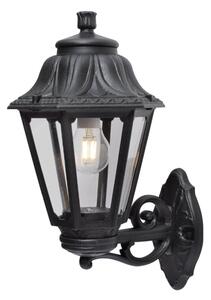 Applique esterno top light asti ap ne up e27 led ip55 resina - Top Light