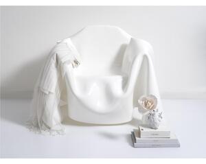 Poltrona In Plexiglass DRAPPEGI D'AUTORE Dimensioni 108x103x h 45 SEDUTA, MAX 76 cm, plexiglass 5 mm portata massima 120 kg Colore Bianco