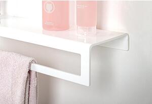 Porta Asciugamano da Bagno da Lavabo BIG In Plexiglass CLIO TOILET STAND Dimensioni 55x16x h 10 cm - peso 0.7kg Colore Bianco