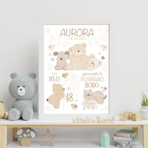 Quadretto nascita I Cuccioli