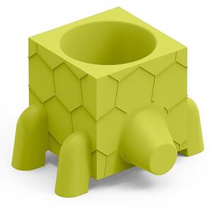 Contenitore Multifunzione FERA RUGA DEEP LA TARTARUGA di Design Dimensioni 32x31x h 21,3 cm vaso, a portaoggetti o a elemento decorativo colore Tormalina