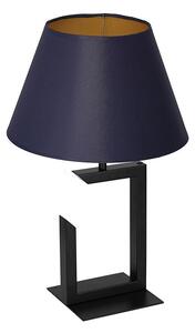Lampada da tavolo 1xE27/60W/230V 45 cm blu/oro