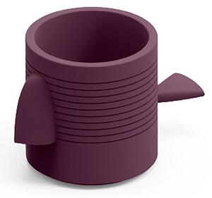 Contenitore Multifunzione FERA JAGO DEP ,il pappagallo di Design Dimensioni 26,5x43,6x h43,3 cm vaso, a portaoggetti o a elemento decorativo colore Ametista