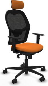 Sedia da ufficio con poggiatesta Jorquera Piqueras y Crespo 1D036N2 Arancione