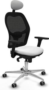 Sedia da ufficio con poggiatesta Piqueras y Crespo 3D086G1 Bianco