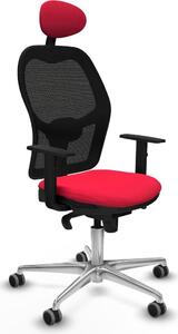 Sedia da ufficio con poggiatesta Jorquera Piqueras y Crespo 1D086G1 Rosso