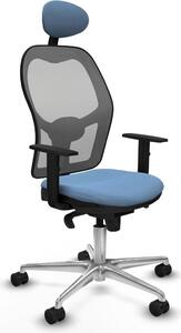 Sedia da ufficio con poggiatesta Jorquera Piqueras y Crespo 1D086N1 Blu cielo