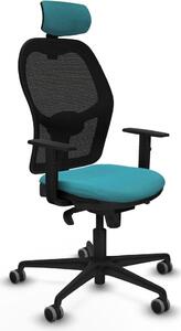 Sedia da ufficio con poggiatesta Jorquera Piqueras y Crespo 1D036G2 turchese