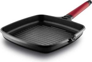 Castey Grill con manico staccabile 27 cm rosso, nero rosso, nero taglia unica