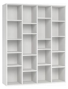 Libreria design in legno bianco RYTHM