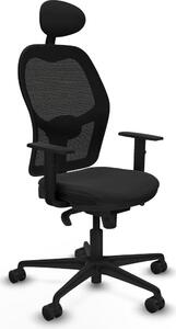 Sedia da ufficio Piqueras y Crespo 1D036N1 Nero