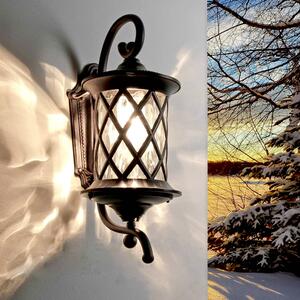 Applique da esterno LANTERN in rame, 1xE27x60W, alluminio, dimensioni: 48x20x25 cm, IP23, Nowodvorski Lighting