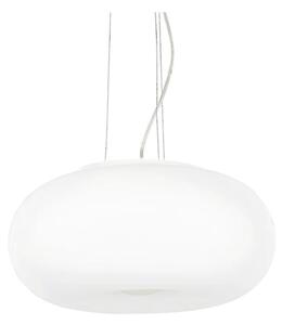 Ideal Lux - Lampadario a sospensione con filo ULISSE 3xE27/60W/230V diametro 52 cm bianco