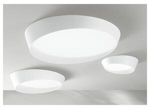 HALF PLAFONIERA MODERNA BIANCA 3 MISURE LED INTEGRATO DIMMERABILE LUCE CCT 3000K - 4000K