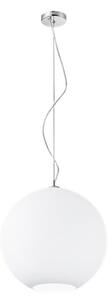 Lampadario vetro soffiato perenz ufo 6477 b 40 e27 led bianco satinato - Perenz