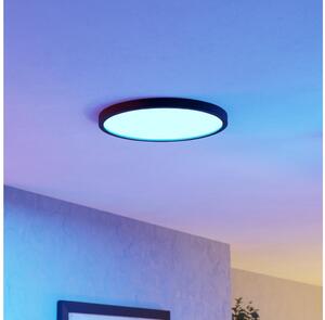 Eglo 901725 - LED RGBW dimmerabile lampada da soffitto per bagno FUEVA-Z LED/17,5W/230V 38,9cm IP44 nero