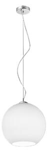 Lampadario vetro soffiato perenz ufo 6476 b 30 e27 led bianco satinato - Perenz