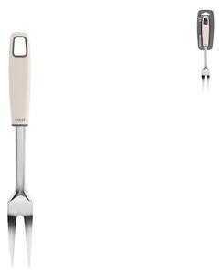 Forchettone in acciaio inox con manico in plastica bicolor cm 31