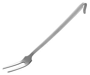 Forchettone 2 punte in acciaio inox cm 42