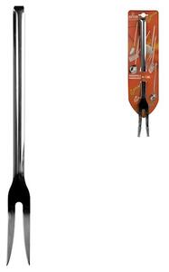 Forchettone unipezzo 2 punte Astor in acciaio inox cm 37
