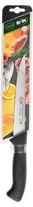 Coltello filettare Skin in acciaio inox manico antiscivolo nero cm 18
