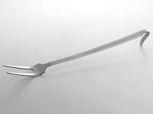 Forchettone 2 punte in acciaio inox cm 53